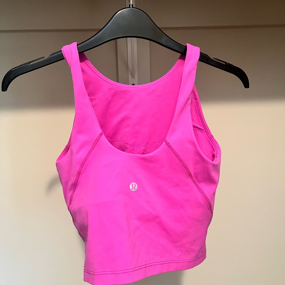 Lululemon Bright Pink High Rise Align Tank - Picture 2 of 4